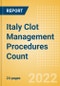 Italy Clot Management Procedures Count by Segments (Inferior Vena Cava Filters (IVCF) Procedures and Thrombectomy Procedures) and Forecast, 2015-2030 - Product Thumbnail Image