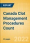 Canada Clot Management Procedures Count by Segments (Inferior Vena Cava Filters (IVCF) Procedures and Thrombectomy Procedures) and Forecast, 2015-2030 - Product Thumbnail Image