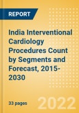 India Interventional Cardiology Procedures Count by Segments (Angiography Procedures, PTCA Balloon Catheter Procedures and Others) and Forecast, 2015-2030- Product Image