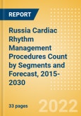 Russia Cardiac Rhythm Management (CRM) Procedures Count by Segments (Implantable Loop Recorders Procedures, Pacemaker Implant Procedures and Others) and Forecast, 2015-2030- Product Image