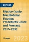 Mexico Cranio Maxillofacial Fixation (CMF) Procedures Count and Forecast, 2015-2030 - Product Thumbnail Image