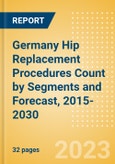 Germany Hip Replacement Procedures Count by Segments (Hip Resurfacing Procedures, Partial Hip Replacement Procedures and Others) and Forecast, 2015-2030- Product Image
