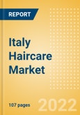 Italy Haircare Market Size and Trend Analysis by Categories and Segment, Distribution Channel, Packaging Formats, Market Share, Demographics and Forecast, 2021-2026- Product Image