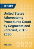 United States (US) Atherectomy Procedures Count by Segments (Coronary Atherectomy Procedures and Lower Extremity Peripheral Atherectomy Procedures) and Forecast, 2015-2030- Product Image