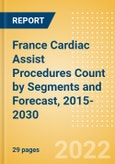 France Cardiac Assist Procedures Count by Segments (Mechanical Circulatory Support Procedures and Others) and Forecast, 2015-2030- Product Image