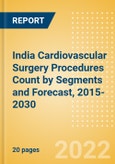 India Cardiovascular Surgery Procedures Count by Segments (On-Pump Cardiac Surgery Procedures) and Forecast, 2015-2030- Product Image