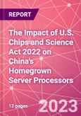 The Impact of U.S. Chips and Science Act 2022 on China's Homegrown Server Processors- Product Image