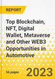 Top Blockchain, NFT, Digital Wallet, Metaverse and Other WEB3 Opportunities in Automotive- Product Image