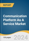 Communication Platform As A Service Market Size, Share & Trends Analysis Report By Component, By Enterprise Size (Large Enterprise, SMEs), By End-use, By Region, And Segment Forecasts, 2022 - 2030- Product Image