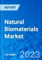 Natural Biomaterials Market, By Product Type, By Application, and By Region - Size, Share, Outlook, and Opportunity Analysis, 2022 - 2030 - Product Image