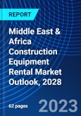 Middle East & Africa Construction Equipment Rental Market Outlook, 2028- Product Image