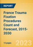 France Trauma Fixation Procedures Count and Forecast, 2015-2030- Product Image