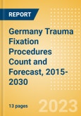 Germany Trauma Fixation Procedures Count and Forecast, 2015-2030- Product Image