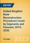United Kingdom (UK) Knee Reconstruction Procedures Count by Segments (Partial Knee Replacement Procedures, Primary Knee Replacement Procedures and Revision Knee Replacement Procedures) and Forecast, 2015-2030 - Product Thumbnail Image
