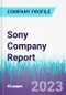 Sony Company Report - Product Thumbnail Image