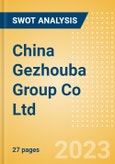 China Gezhouba Group Co Ltd - Strategic SWOT Analysis Review- Product Image