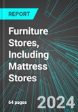 Furniture Stores, Including Mattress Stores (U.S.): Analytics, Extensive Financial Benchmarks, Metrics and Revenue Forecasts to 2030, NAIC 442100- Product Image