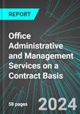 Office Administrative and Management Services on a Contract Basis (U.S.): Analytics, Extensive Financial Benchmarks, Metrics and Revenue Forecasts to 2030- Product Image