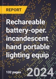 2024 Global Forecast for Rechareable Battery-oper. Incandescent Hand Portable Lighting Equip. (2025-2030 Outlook)-Manufacturing & Markets Report- Product Image