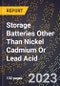 2023 Global Forecast for Storage Batteries Other Than Nickel Cadmium Or Lead Acid (2024-2029 Outlook) - Manufacturing & Markets Report - Product Thumbnail Image