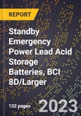 2023 Global Forecast for Standby Emergency Power Lead Acid Storage Batteries, BCI 8D/Larger (2024-2029 Outlook) - Manufacturing & Markets Report- Product Image