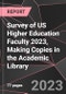 Survey of US Higher Education Faculty 2023, Making Copies in the Academic Library - Product Thumbnail Image