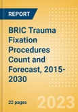 BRIC Trauma Fixation Procedures Count and Forecast, 2015-2030- Product Image