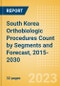 South Korea Orthobiologic Procedures Count by Segments (Bone Grafts and Substitutes Procedures, Viscosupplementation Procedures and Others) and Forecast, 2015-2030 - Product Thumbnail Image