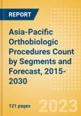 Asia-Pacific (APAC) Orthobiologic Procedures Count by Segments (Bone Grafts and Substitutes Procedures, Viscosupplementation Procedures and Others) and Forecast, 2015-2030- Product Image