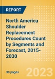 North America Shoulder Replacement Procedures Count by Segments (Partial Shoulder Replacement Procedures, Reverse Shoulder Replacement Procedures and Others) and Forecast, 2015-2030- Product Image