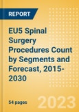 EU5 Spinal Surgery Procedures Count by Segments (Spinal Fusion Procedures, Spinal Non-Fusion Procedures, Kyphoplasty Procedures and Vertebroplasty Procedures) and Forecast, 2015-2030- Product Image