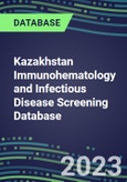 2023 Kazakhstan Immunohematology and Infectious Disease Screening Database: 2022 Sales and Market Shares for Blood Banking Instrument and Reagent Suppliers, 2022-2027- Product Image