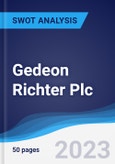 Gedeon Richter Plc. - Strategy, SWOT and Corporate Finance Report- Product Image