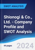 Shionogi & Co., Ltd. - Company Profile and SWOT Analysis- Product Image