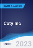 Coty Inc. - Strategy, SWOT and Corporate Finance Report- Product Image