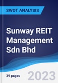 Sunway REIT Management Sdn Bhd - Strategy, SWOT and Corporate Finance Report- Product Image