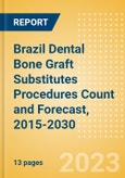 Brazil Dental Bone Graft Substitutes Procedures Count and Forecast, 2015-2030- Product Image