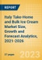 Italy Take-Home and Bulk Ice Cream (Ice Cream) Market Size, Growth and Forecast Analytics, 2021-2026 - Product Image