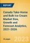 Canada Take-Home and Bulk Ice Cream (Ice Cream) Market Size, Growth and Forecast Analytics, 2021-2026 - Product Image