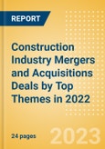 Construction Industry Mergers and Acquisitions Deals by Top Themes in 2022 - Thematic Intelligence- Product Image