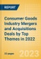 Consumer Goods Industry Mergers and Acquisitions Deals by Top Themes in 2022 - Thematic Intelligence - Product Thumbnail Image