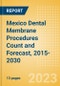 Mexico Dental Membrane Procedures Count and Forecast, 2015-2030 - Product Thumbnail Image