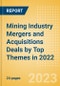 Mining Industry Mergers and Acquisitions Deals by Top Themes in 2022 - Thematic Intelligence - Product Image