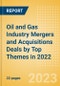 Oil and Gas Industry Mergers and Acquisitions Deals by Top Themes in 2022 - Thematic Intelligence - Product Image