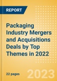 Packaging Industry Mergers and Acquisitions Deals by Top Themes in 2022 - Thematic Intelligence- Product Image