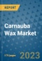 Carnauba Wax Market Size Outlook and Opportunities Beyond 2023 - Market Share, Growth, Trends, Insights, Companies, and Countries to 2030 - Product Image