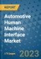 Automotive Human Machine Interface Market Size Outlook and Opportunities Beyond 2023 - Market Share, Growth, Trends, Insights, Companies, and Countries to 2030 - Product Image