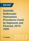 Australia Endoscopic Hemostasis Procedures Count by Segments (Bleeding Hemorrhoid, Diverticular Bleeding, Peptic Ulcer Bleeding, Radiation Induced Bleeding, Variceal Bleeding and Other Indication Cases Undergoing Endoscopic Hemostasis) and Forecast, 2015-2030 - Product Thumbnail Image