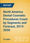 North America Dental Cosmetic Procedures Count by Segments (Teeth Whitening Systems and Prophylaxis Angles and Cups Procedures) and Forecast, 2015-2030- Product Image