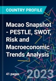 Macao Snapshot - PESTLE, SWOT, Risk and Macroeconomic Trends Analysis- Product Image